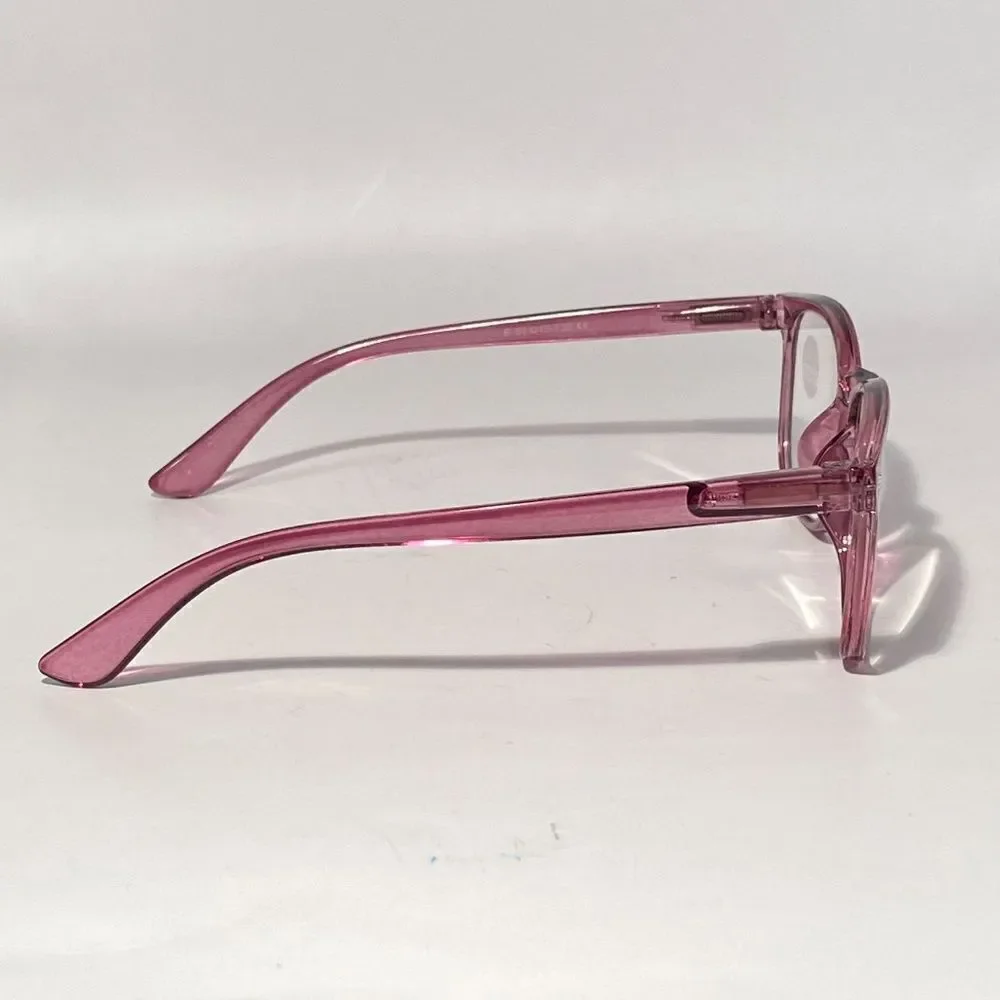 1504 Colette 1.5 Tortoise Raspberry Glasses Soft Butterfly Readers NWT